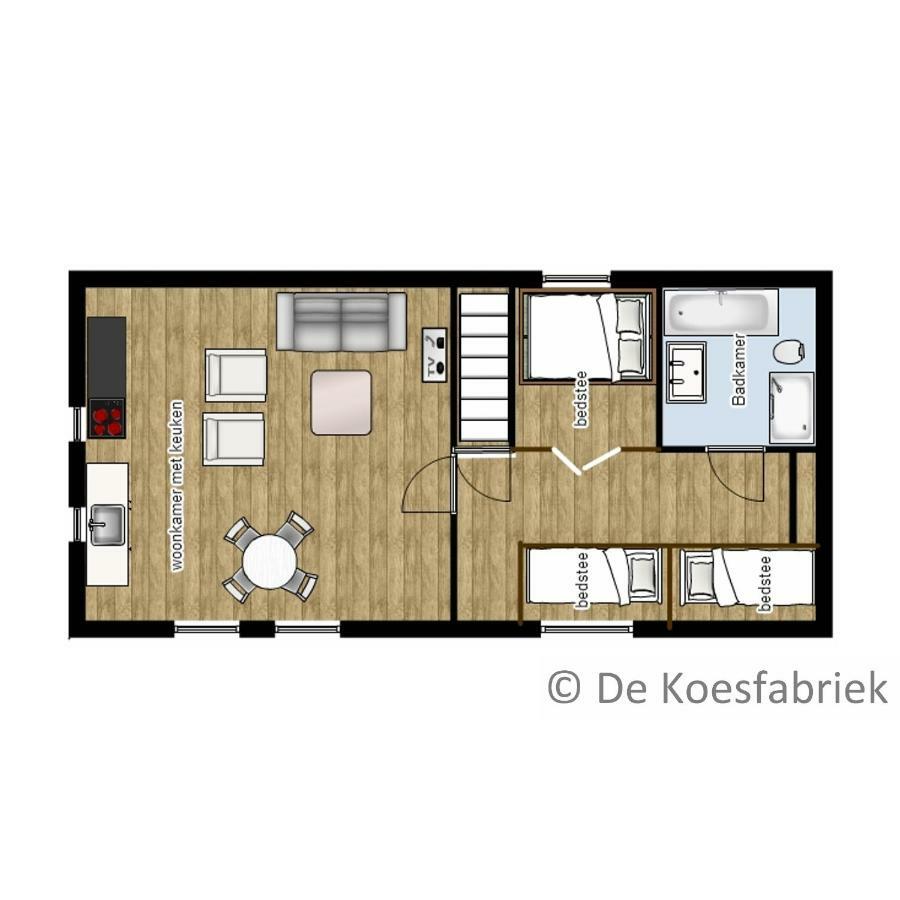 Appartement De Koesfabriek Centrum Dokkum Bagian luar foto